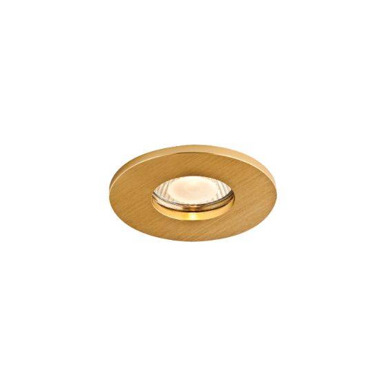 Spot étanche pour salle de bain en métal doré-cuivré brossé pour éclairer  une cabine de douche IP65 SU par BPM Lighting - IDEALUM PRO