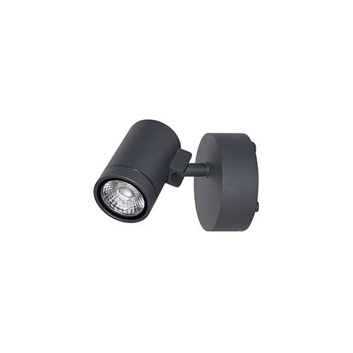 Spot extérieur Led orientable STYLE argenté en métal