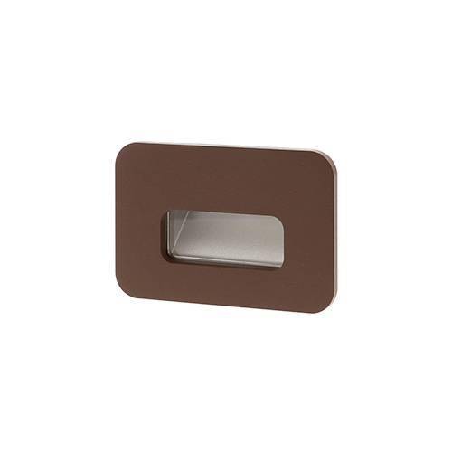 Spot encastré mural corten rouille pour extérieur étanche à led : Modèle Pure Corten 